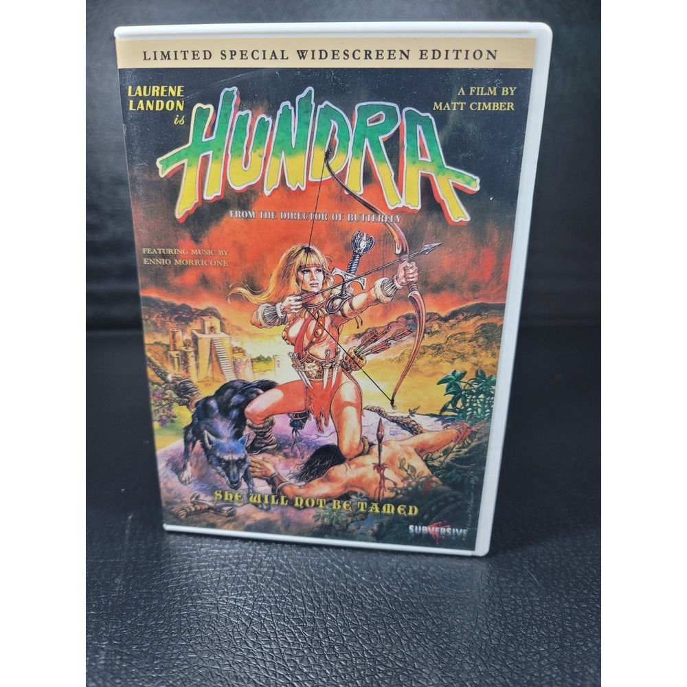 Hundra Dvd 1983 W/ comic & Bonus Sound Track Limited Special Widescreen Edition